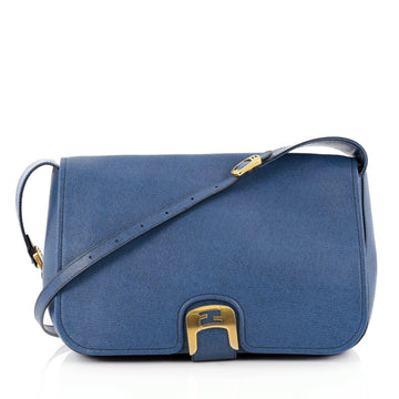 Fendi Chameleon Shoulder Bag Leather Medium