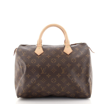 Louis Vuitton Speedy Handbag Monogram Canvas 30