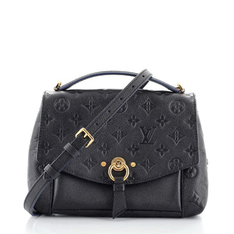 Louis Vuitton Blanche Handbag Monogram Empreinte Leather BB