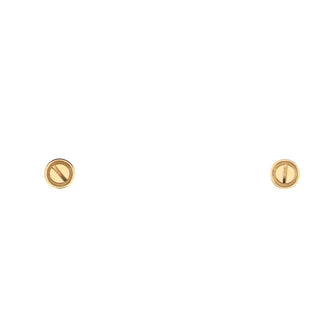 Cartier Love Stud Earrings 18K Yellow Gold