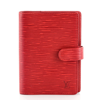 Louis Vuitton Ring Agenda Cover Epi Leather PM