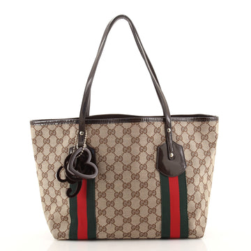 Gucci Jolie Web Tote GG Canvas Medium