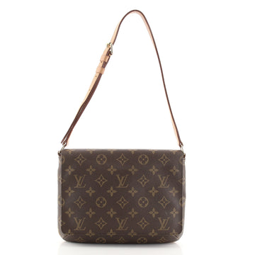 Louis Vuitton Musette Tango Handbag Monogram Canvas