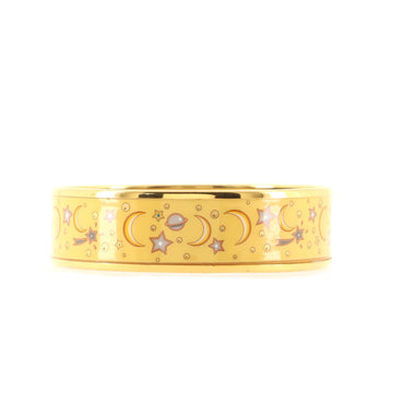 Hermes Bangle Bracelet Printed Enamel Wide