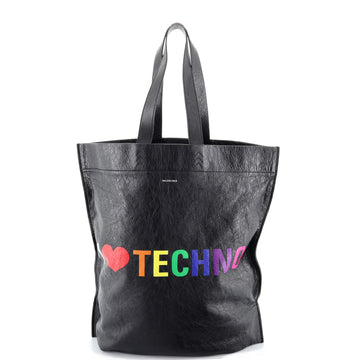 Balenciaga Supermarket Shopper Bag Printed Leather Large