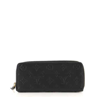 Louis Vuitton Clemence Wallet Monogram Empreinte Leather