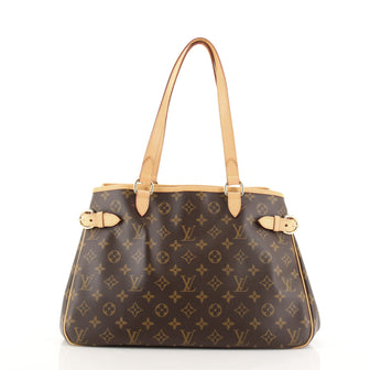 Louis Vuitton Batignolles Handbag Monogram Canvas Horizontal