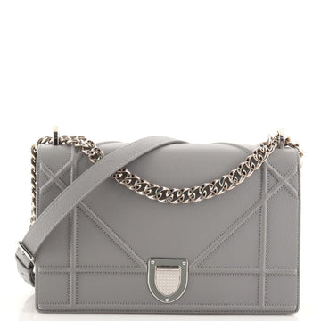 Christian Dior Diorama Flap Bag Grained Calfskin Medium