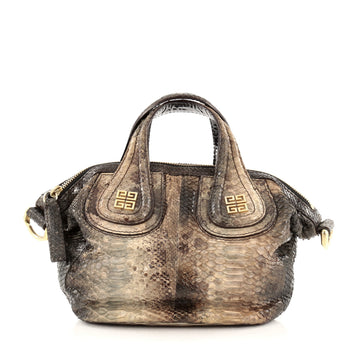 Givenchy Nightingale Satchel Python Mini