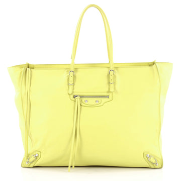 Balenciaga Papier A4 Classic Studs Handbag Leather