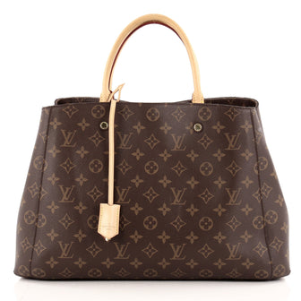 Louis Vuitton Montaigne Handbag Monogram Canvas GM