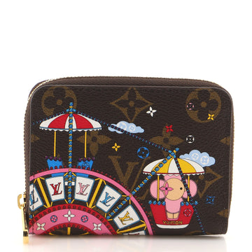 Louis Vuitton Zippy Coin Purse Limited Edition Vivienne Xmas Monogram Canvas