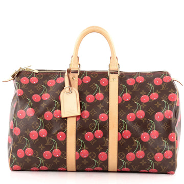 Louis Vuitton Keepall Bag Limited Edition Cerises 45