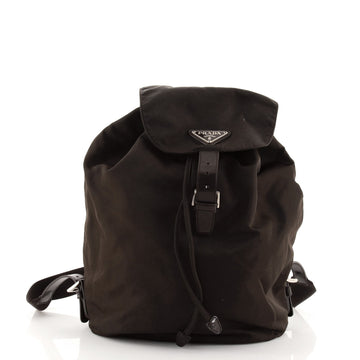 Prada Double Front Pocket Backpack Tessuto Medium