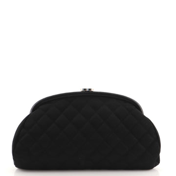 Chanel Timeless Clutch Quilted Satin