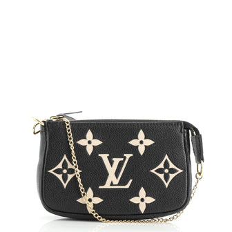 Louis Vuitton Pochette Accessoires Bicolor Monogram Empreinte Giant Mini