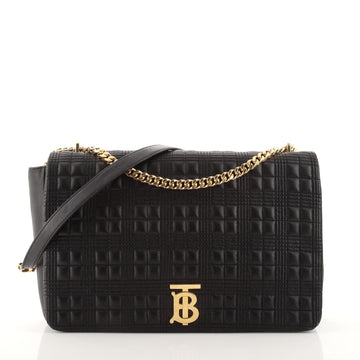 Burberry Lola Shoulder Bag Quilted Lambskin XL