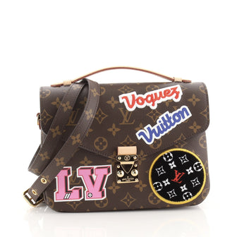 Louis Vuitton Pochette Metis Limited Edition Patches Monogram Canvas