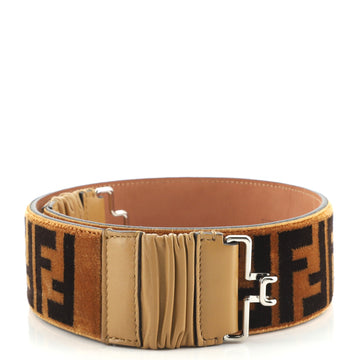 Fendi Hook Waist Belt Zucca Velvet