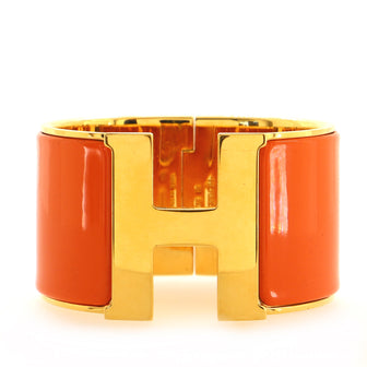 Hermes Clic H Bracelet Enamel Extra Wide