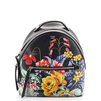 Fendi By The Way Backpack Printed Leather Mini