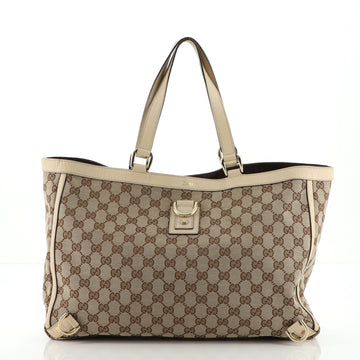 Gucci Abbey D-Ring Tote GG Canvas Large