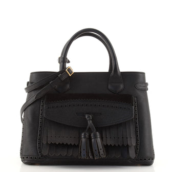 Burberry Brogues Tassel Banner Tote Leather Medium