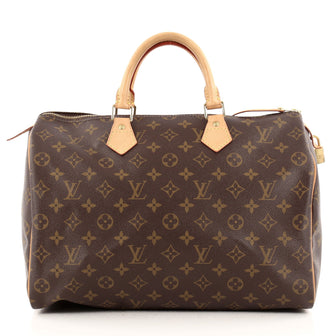 Louis Vuitton Speedy Handbag Monogram Canvas 35