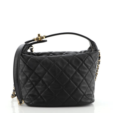 Chanel Perfect Meeting Hobo Quilted Lambskin Small
