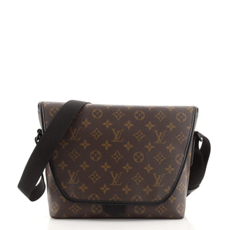 Louis Vuitton Magnetic Messenger Bag Macassar Monogram Canvas