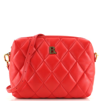 Balenciaga Touch B. Camera Bag Quilted Leather