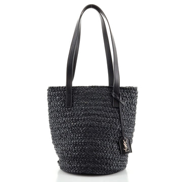 Saint Laurent Panier Basket Shopper Raffia Small