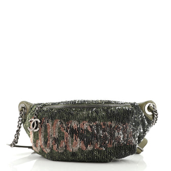 Chanel Coco Cuba Waist Bag Sequins and Quilted Lambskin