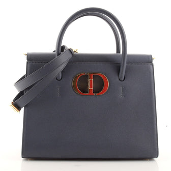 Christian Dior St Honore Tote Leather Large