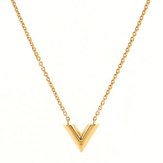 Louis Vuitton Essential V Necklace Metal