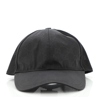 Gucci Baseball Cap GG Nylon and Mesh