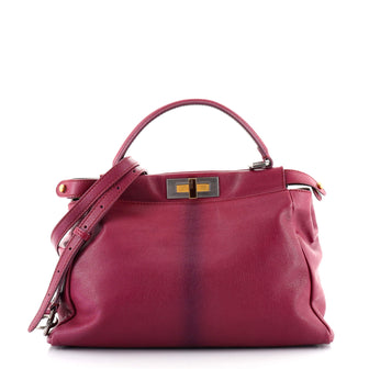 Fendi Peekaboo Bag Ombre Leather Regular
