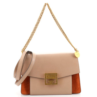 Givenchy GV3 Flap Bag Leather with Suede Small