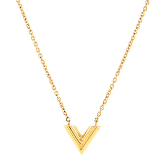 Louis Vuitton Essential V Necklace Metal