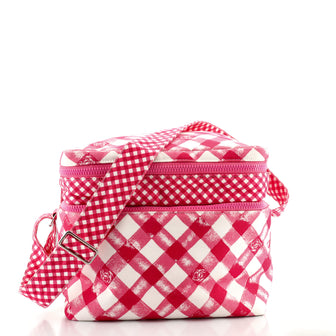 Chanel Lunch Box Shoulder Bag Printed Canvas Medium