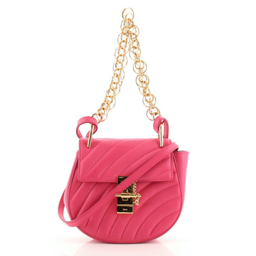 Chloe Drew Bijou Crossbody Bag Quilted Leather Mini