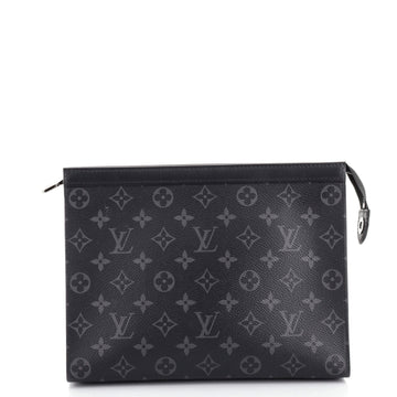 Louis Vuitton Pochette Voyage Monogram Eclipse Canvas MM