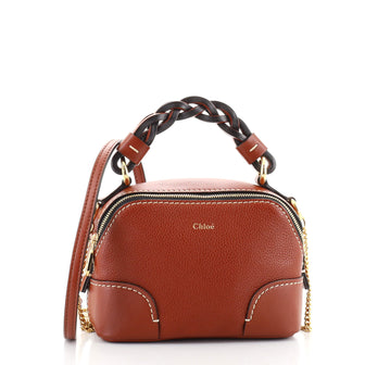Chloe Daria Chain Bag Leather Mini