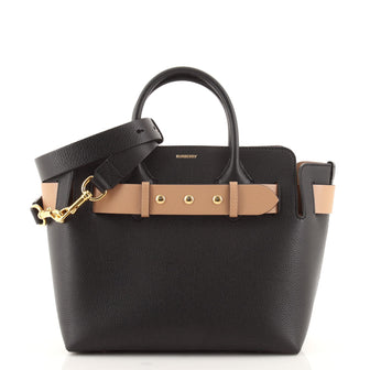 Burberry Belt Tote Leather Small