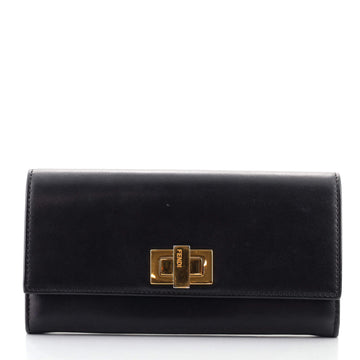 Fendi Peekaboo Wallet Leather