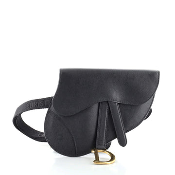 Christian Dior Saddle Belt Bag Leather