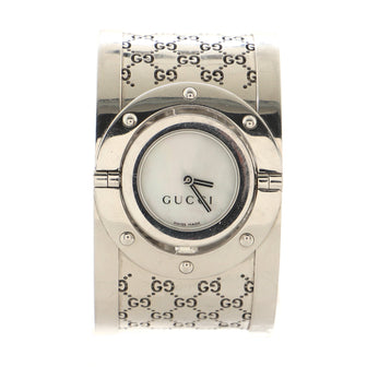 Gucci Wide Twirl Quartz Watch Stainless Steel 23