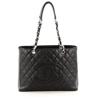 Chanel Grand Shopping Tote Quilted Caviar