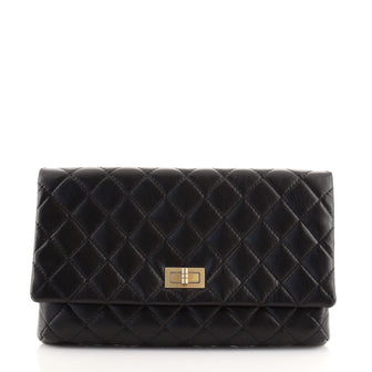 Chanel Reissue 2.55 Flap Clutch Quilted Aged Calfskin