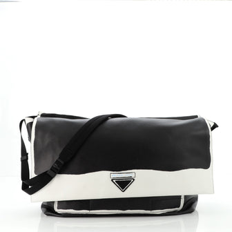 Prada Concept Flap Messenger Leather Large